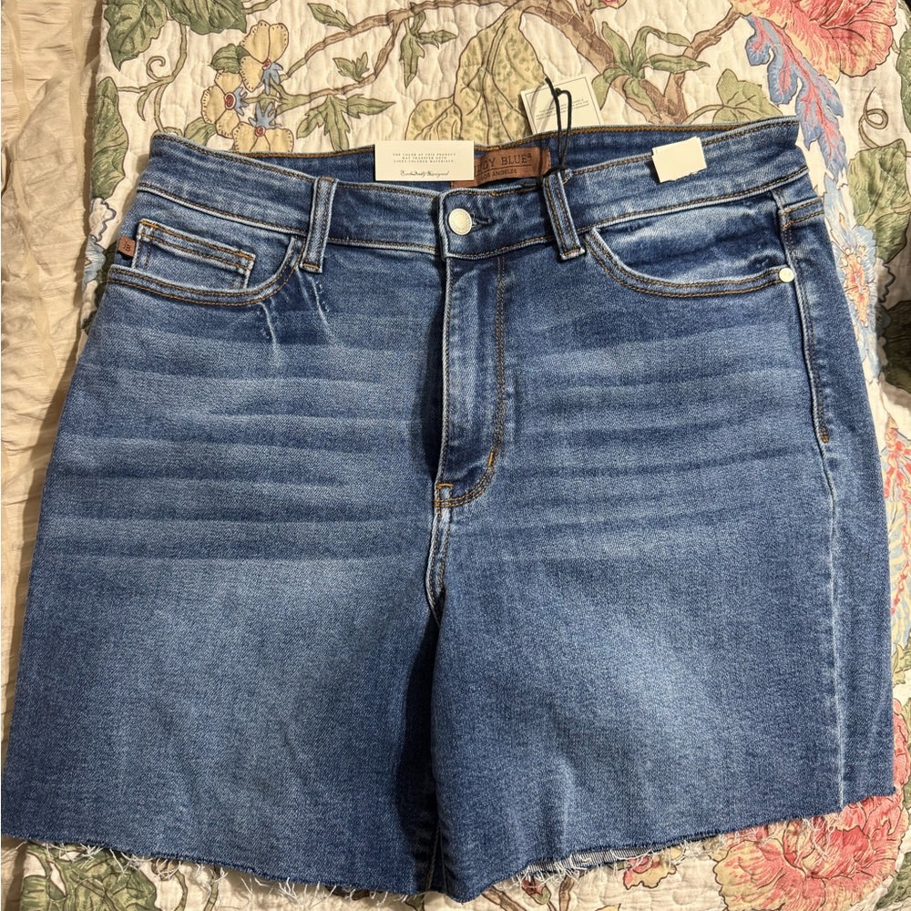 Judy Blue Dark Wash Jean Shorts